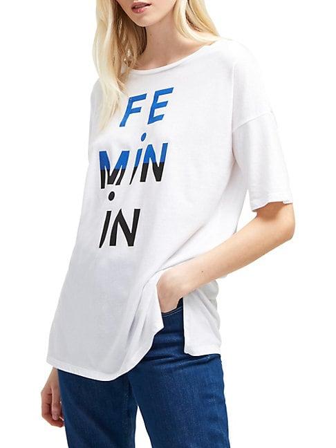 French Connection Oversized Graphic Tee