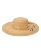 Marcus Adler Dream Big Embroidered Straw Hat