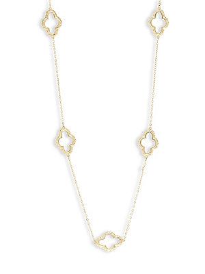 Freida Rothman Open Hammered Chain Necklace