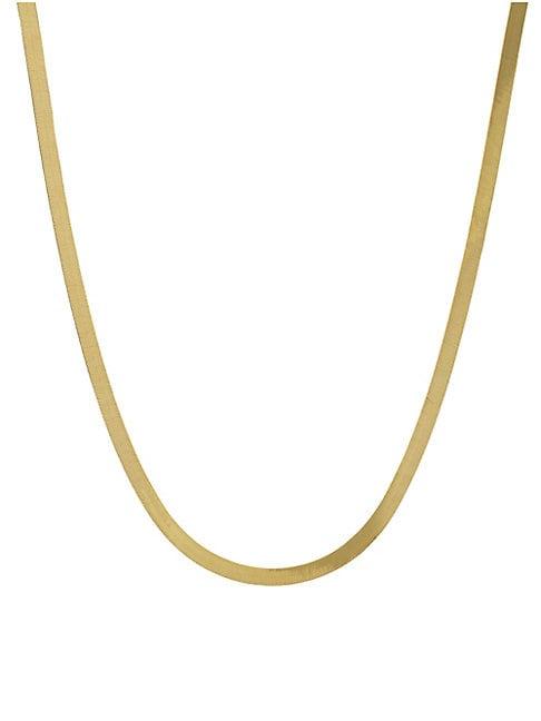 Saks Fifth Avenue 14k Yellow Gold Herringbone Chain Necklace