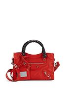 Balenciaga Top Zip Leather Handbag