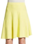 Romeo & Juliet Couture Rib-knit A-line Skirt