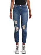 L'agence Distressed Skinny Jeans