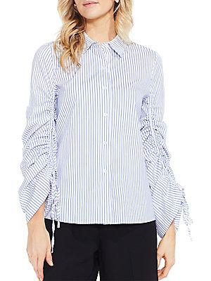 Vince Camuto Pinstripe Designed Blouse