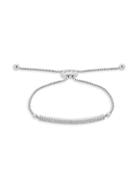 Saks Fifth Avenue 14k White Gold & Diamond Adjustable Chain Bracelet