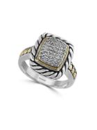 Effy 18k Gold & Sterling Silver Diamond Ring