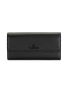 Valentino By Mario Valentino Collins Pebbled-leather Continental Wallet