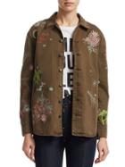 Cinq Sept Whimsical Embroidered Canyon Jacket