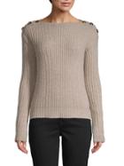 Max Mara Ribbed Wool & Cashmere-blend Sweater