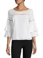 Saks Fifth Avenue Layered Cotton Blouse