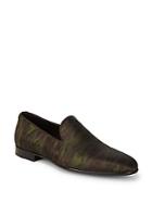 Saks Fifth Avenue By Magnanni Shiny Camo Slippers