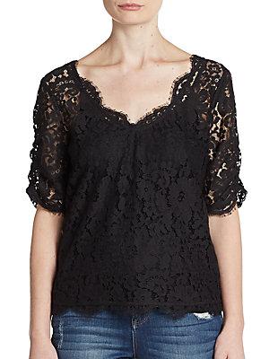Joie Nevina Lace Top