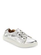 Steve Madden Glittered Lace-up Sneakers