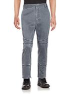 3.1 Phillip Lim Zipper Accented Faded Jeans