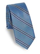 Saks Fifth Avenue Made In Italy Striped Silk Tie