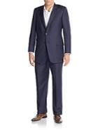 Hickey Freeman Regular-fit Tonal Pinstriped Worsted Wool Suit