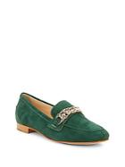 Tod's Chainlink Suede Loafers