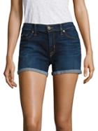 Hudson Jeans Mid Rise Cuffed Shorts