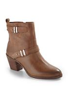 Saks Fifth Avenue Nobu Buckle Leather Ankle Boots