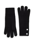 Saks Fifth Avenue Tech Glitzy Wool-blend Gloves