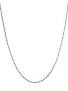 Saks Fifth Avenue Rope Chain 14k White Gold Necklace