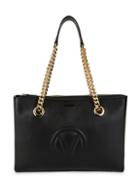 Valentino By Mario Valentino Floralie Leather & Chain Strap Shoulder Bag