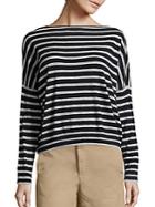 Vince Skinny Striped Cashmere Top
