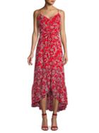 Nanette Lepore Floral High-low Midi Dress