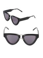 Smoke X Mirrors Sodapop V 49mm Triangular Sunglasses