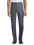 Brioni Patterned Wool Silk Trousers