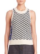 3.1 Phillip Lim Outlinking Cropped Tank Top