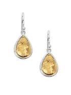 Gurhan Amulet 24k Gold-plated & Sterling Silver Pear Drop Earrings