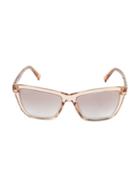 Versace 55mm Rectangular Sunglasses