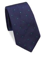 Thomas Pink Birchill Spot Raw-silk Tie