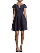 Halston Heritage Fit-and-flare Dress