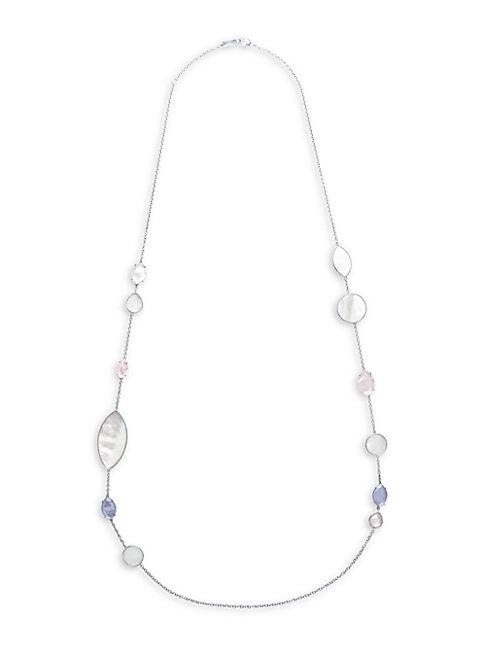 Ippolita Wonder Sterling Silver Clear Quartz & Mother-of-pearl Necklace