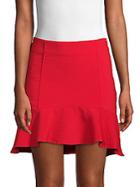 J.o.a. Ruffle Hem Mini Skirt