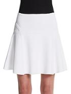 Diane Von Furstenberg Flote Solid Skirt