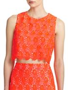 A.l.c. Adriana Lace Cropped Shell