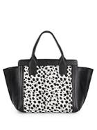 Chlo Alison Spotted Calf Hair And Leather Tote