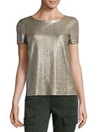 Lafayette 148 New York Shimmering Jersey Top