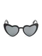Saint Laurent 55mm Heart-shaped Sunglasses
