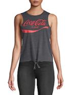 Chaser Tie Front Muscle Tank Top