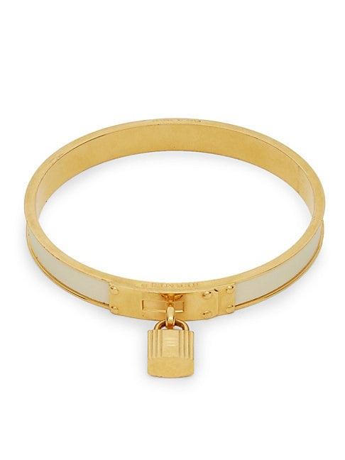 Herm S Vintage Kelly Charm Bangle Bracelet