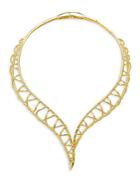 Noir 18k Gold-plated Cutout Necklace