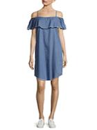 Beach Lunch Lounge Cotton Popover Dress