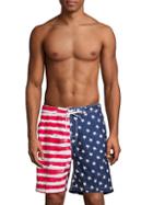 Trunks Surf + Swim American Flag Swim Shorts