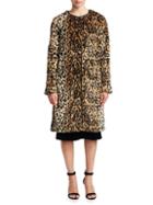 Saks Fifth Avenue Leopard-print Faux Fur Jacket