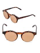 Linda Farrow 47mm Clubmaster Sunglasses