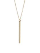Saks Fifth Avenue 14k Gold Vertical Pendant Necklace